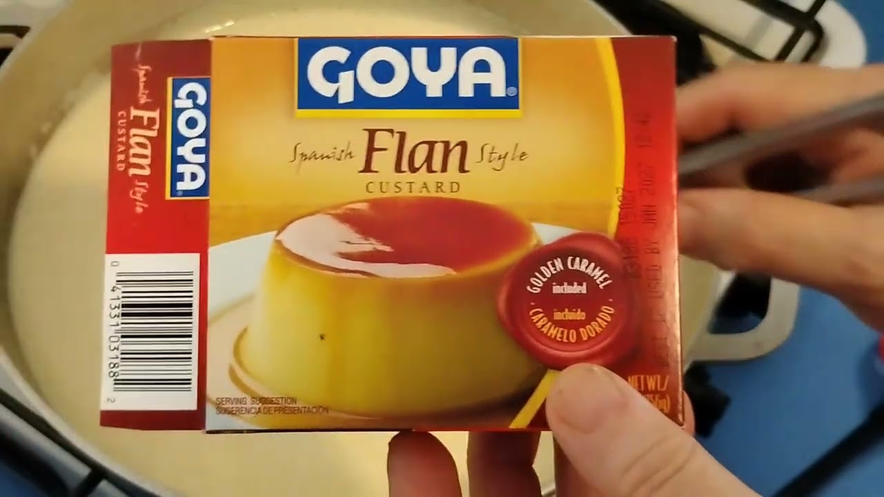 Cómo hacer flan de fucion Goya