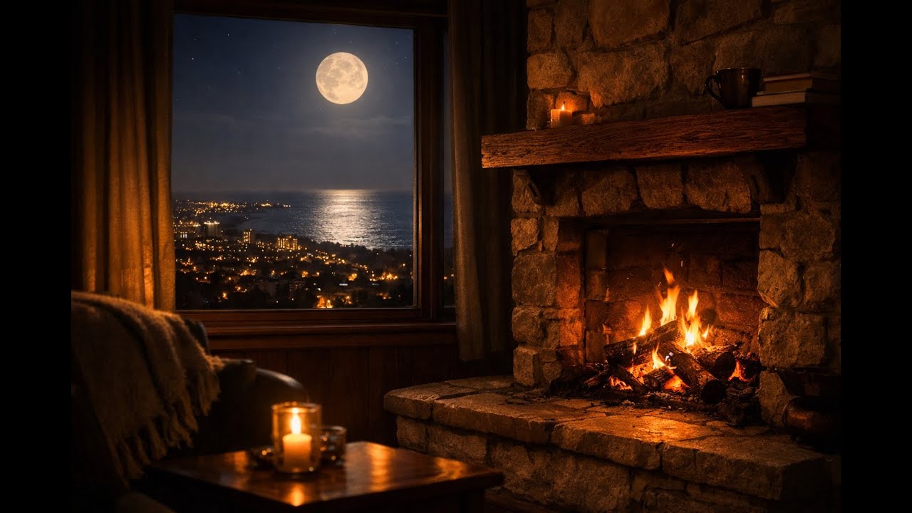 Soft Fireplace Sound for Deep Focus ｜ Low Crackle (2.5 Hours)