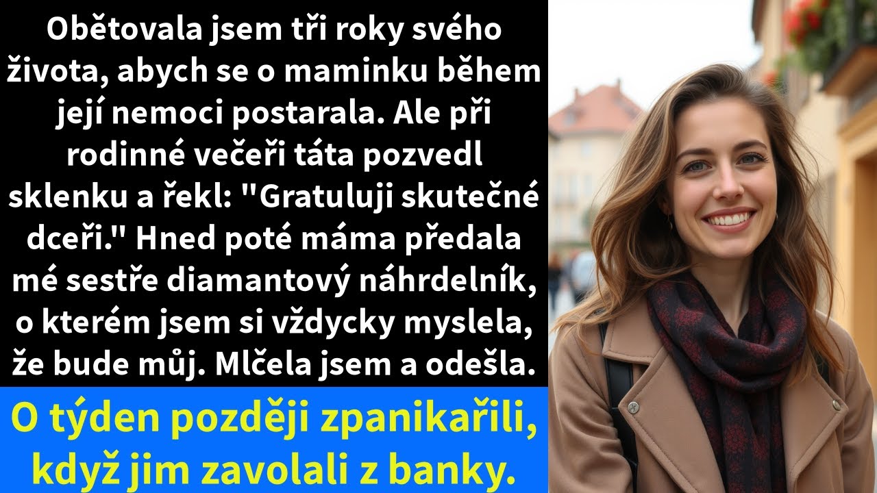 Obětovala jsem tři roky svého života, abych se o maminku během její nemoci postarala.