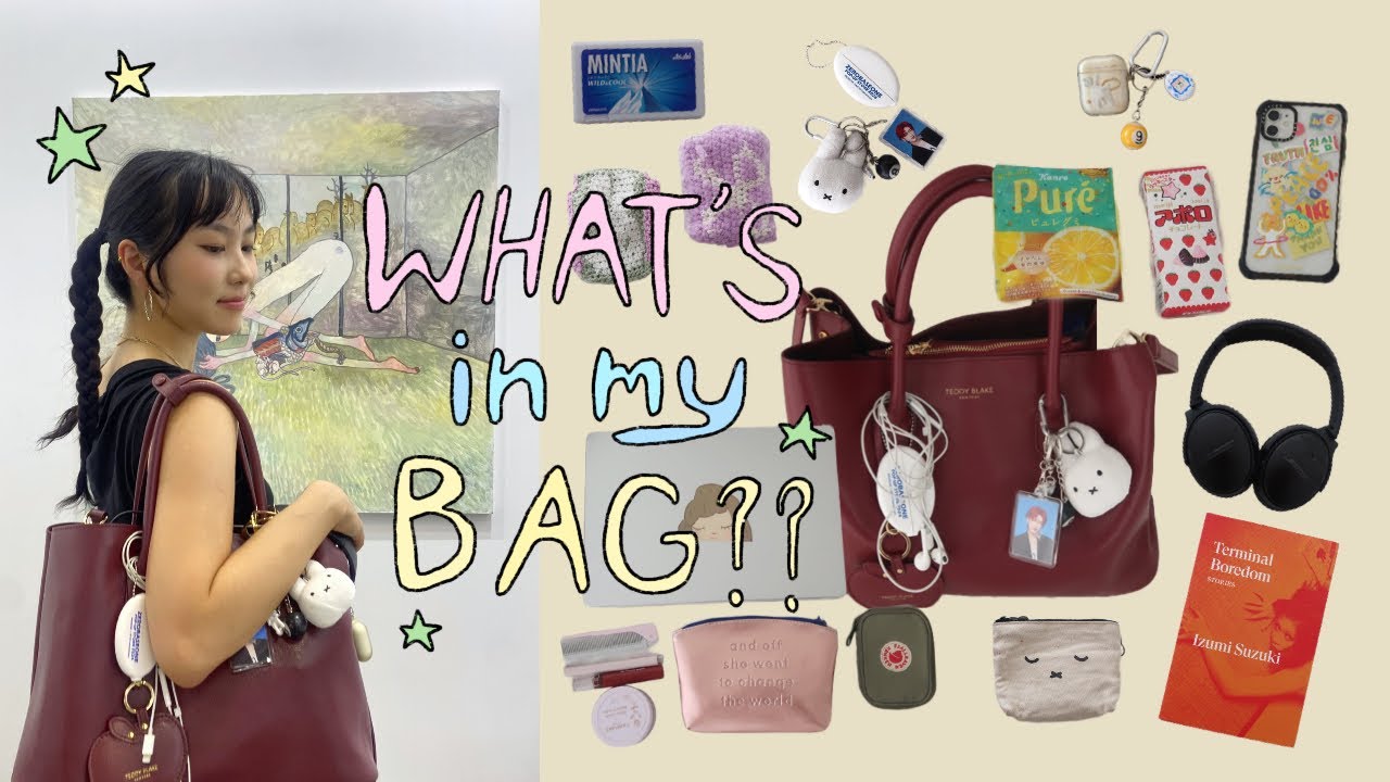 WHATS IN MY BAG?? 🎧🌟 daily essentials