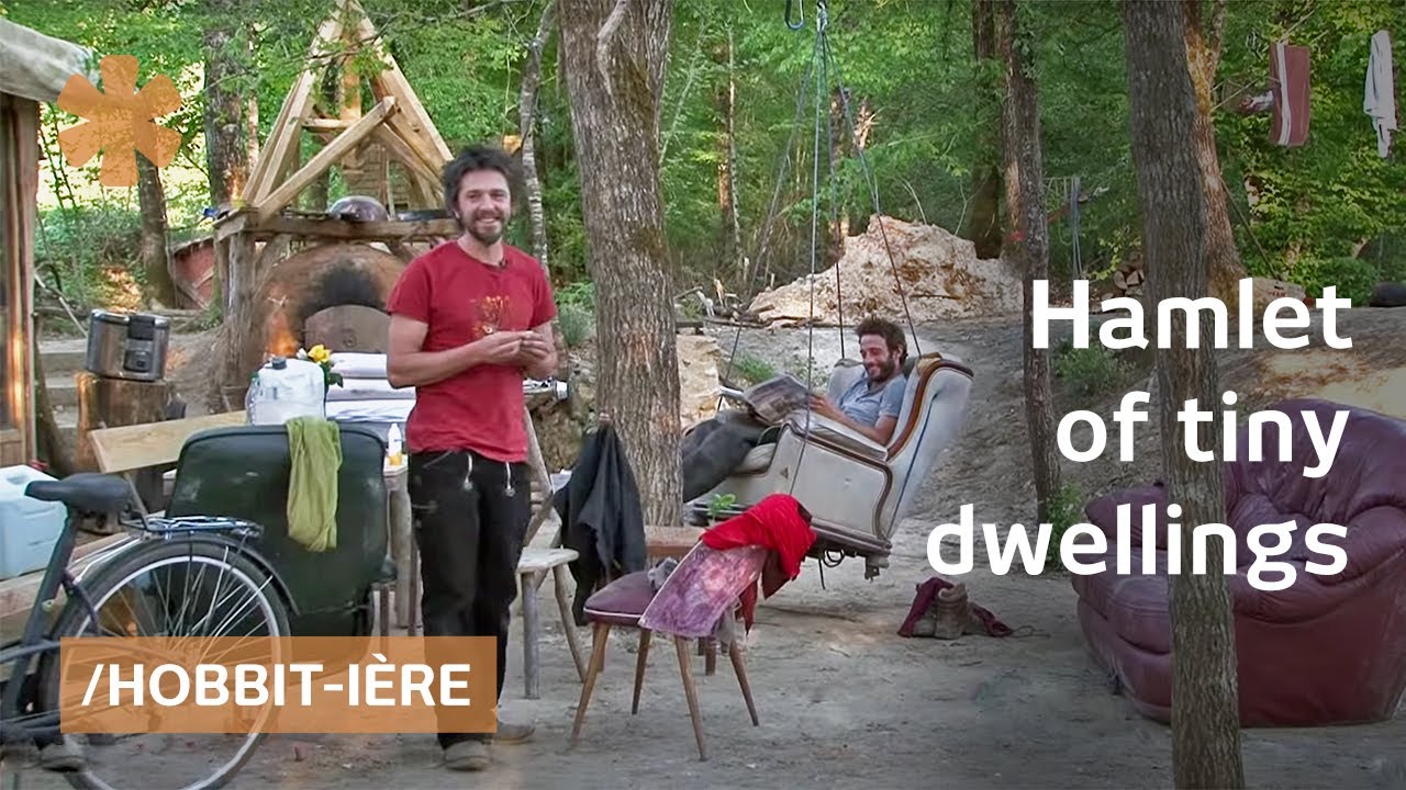 French carpenters craft off-grid hamlet of tiny dwellings