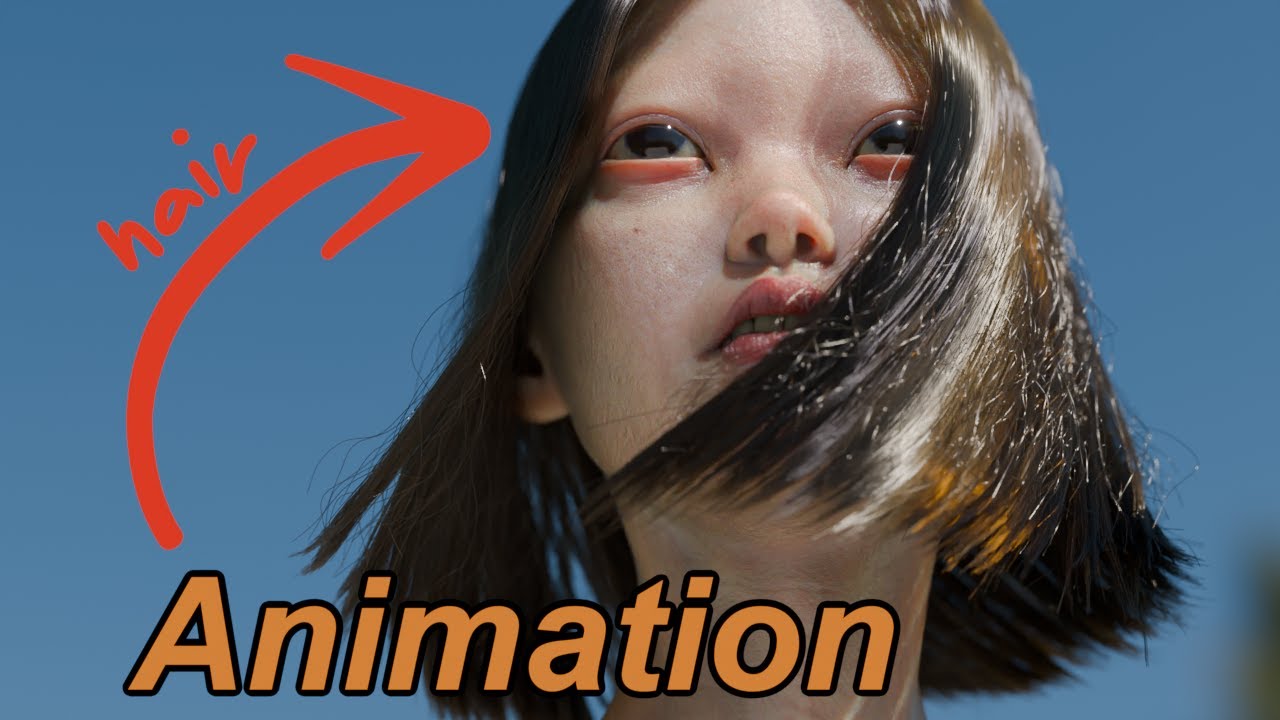 Mesh to Hair & Physic Animation! Blender