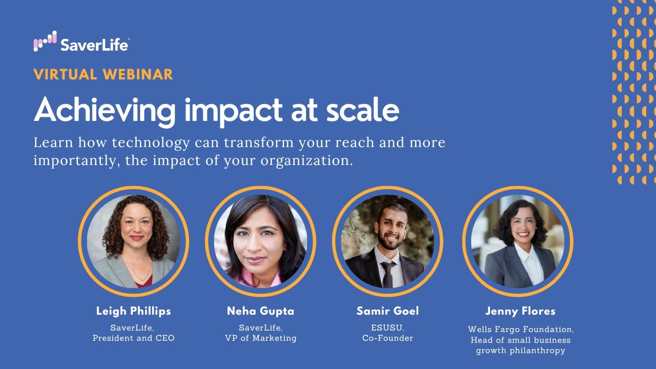 Using technology to achieve impact at scale in the social sector