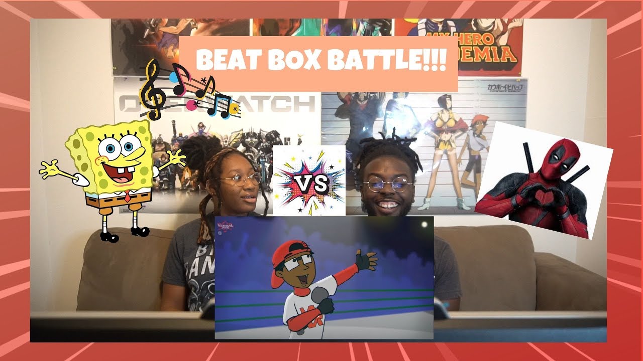 Spongebob vs Deadpool - Cartoon Beatbox Battles REACTION!!!!!!