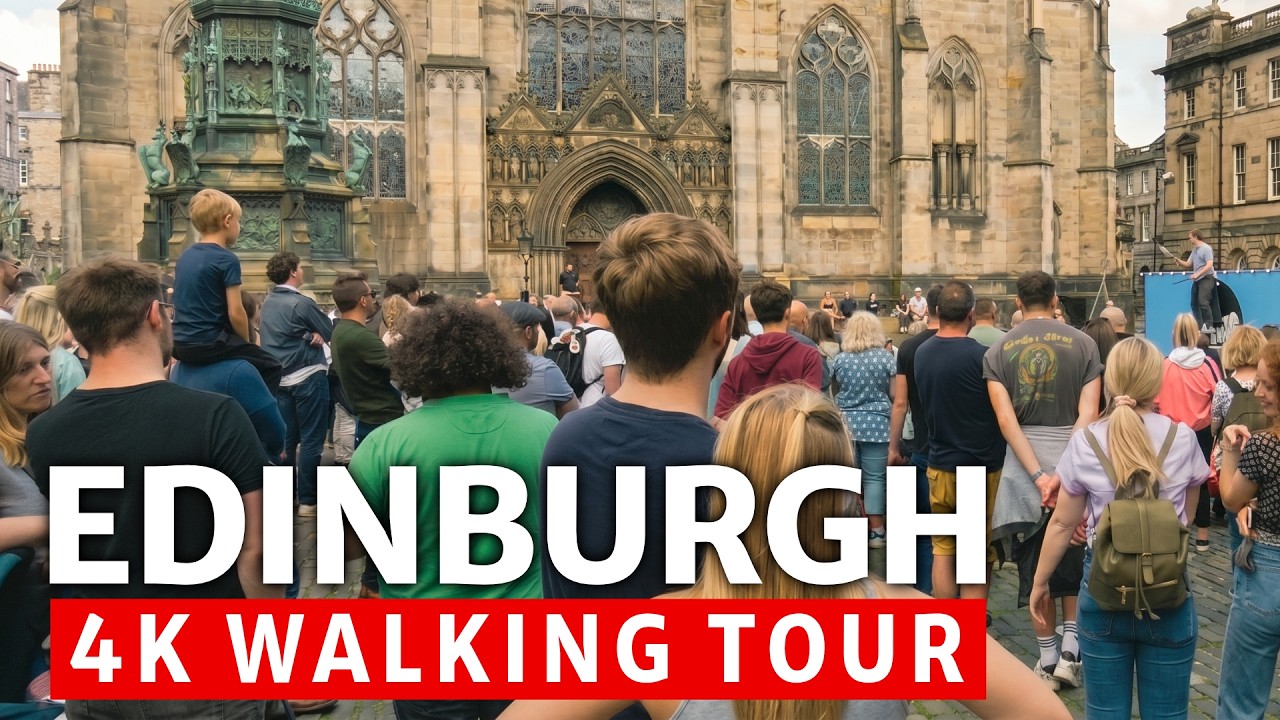 Walking Around During The Fringe Festival in Edinburgh | Scotland 2021