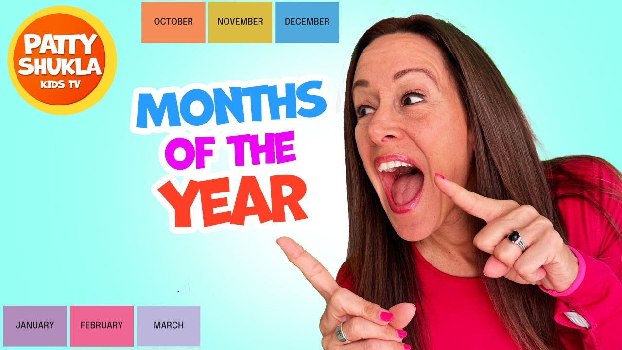 Months of the Year | 12 Months of the Year for Children Kids by Patty Shukla | Birthday Month Song