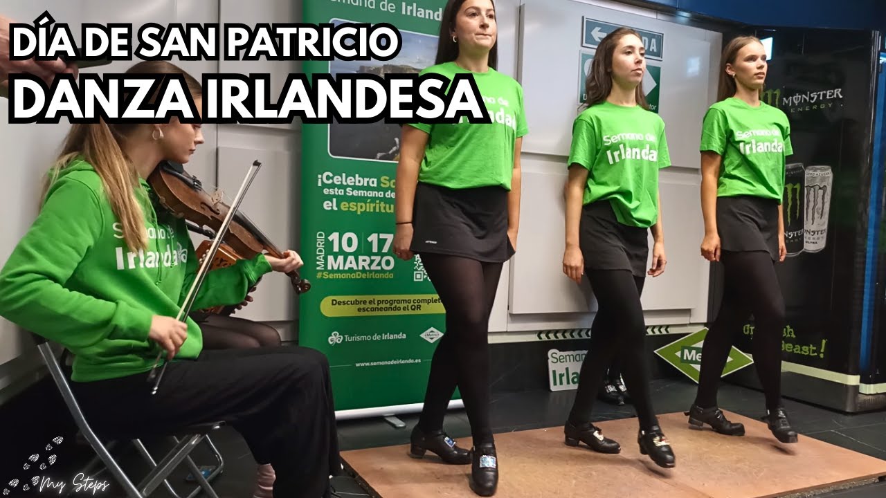 Día de San Patricio: Danza Irlandesa, Gran Vía, Madrid | St Patrick's Day: Irish Dance, Gran Vía