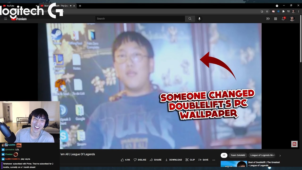 Doublelift Reacts to Best of Doublelift by DeoNade | Doublelift