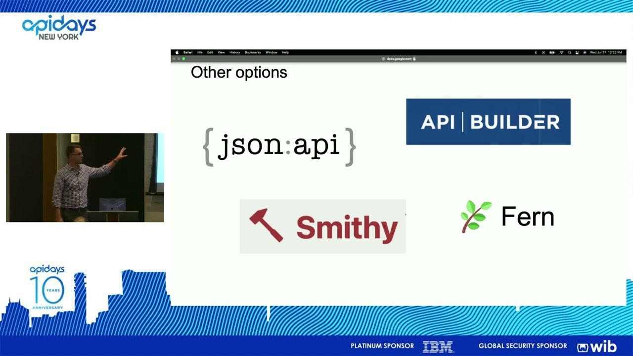 Apidays NewYork 2022 - API First = Server Code Generation By  Vladimir Sapronov.