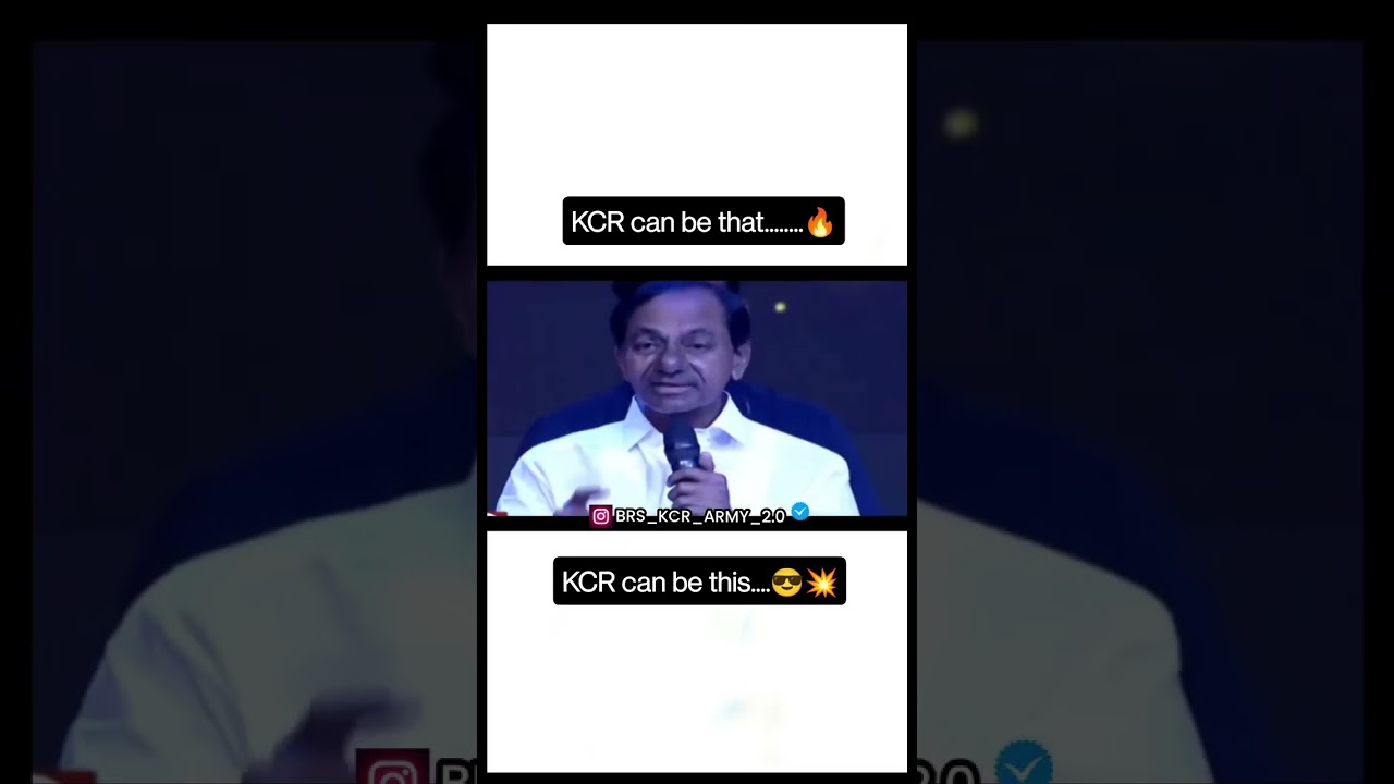 Kcr sir speech in Telugu poetry