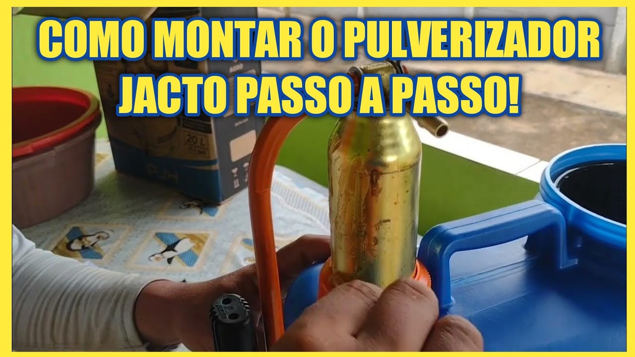 COMO MONTAR O PULVERIZADOR JACTO 20 LITROS!