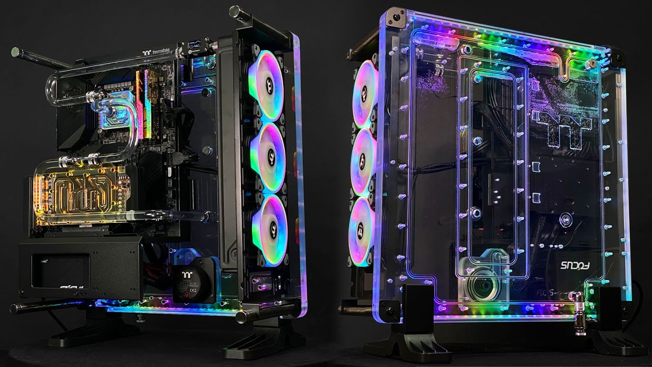 $5000 First Thermaltake DistroCase 350P WaterCooled Build