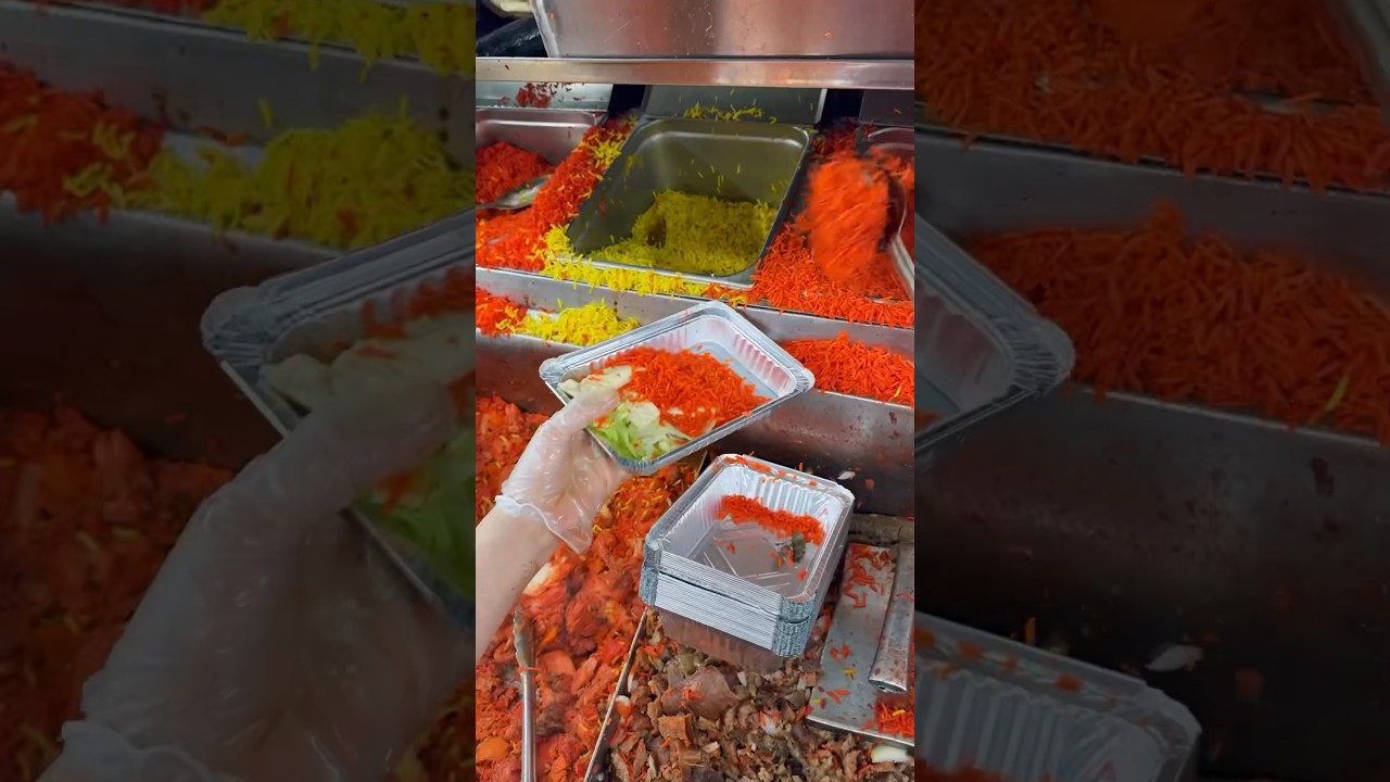 I tried the viral Halal Food Truck in NYC #shorts
