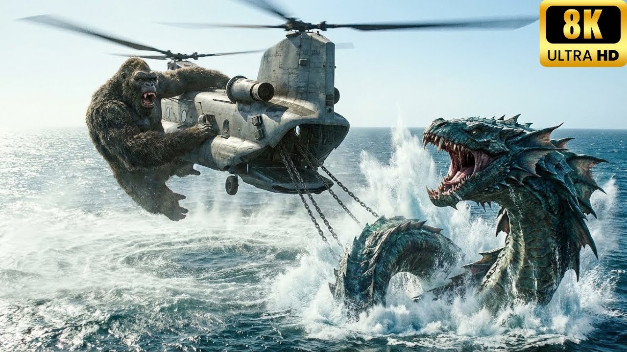 King Kong And Naval Forces vs. Sea Dragon Leviathan: The Final War for the Ocean