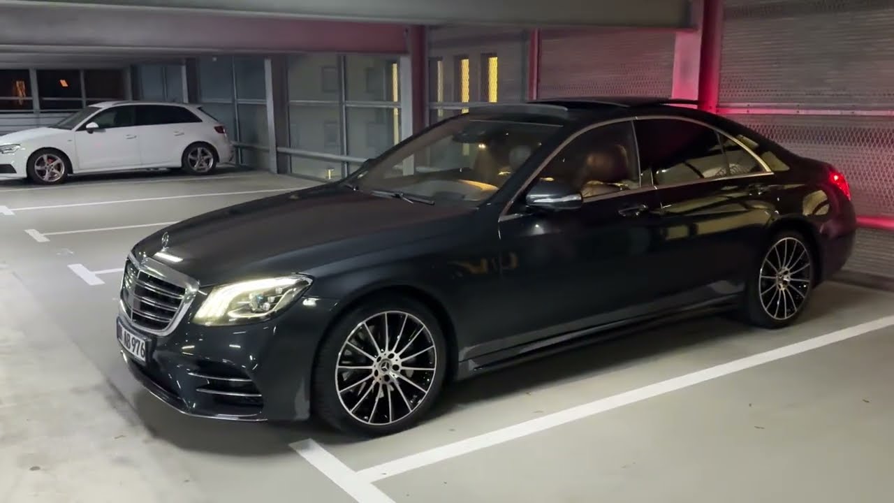2019 Mercedes-Benz S560 POV НОЧНАЯ ПОЕЗДКА S-Класс 4K