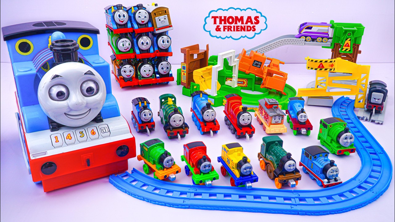 Thomas & Friends Track Toys Collection ASMR | Tomy Thomas and Friends Big Loader Toy Set