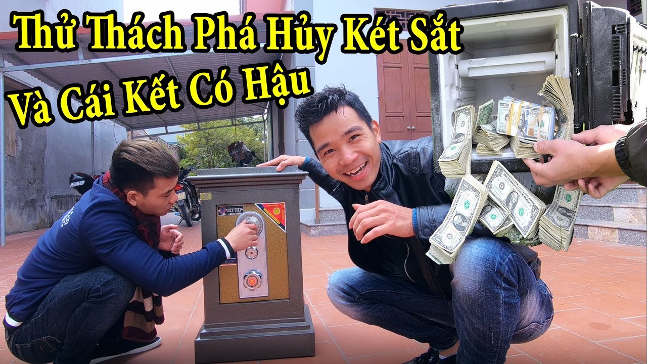 PHD | Thử Thách Phá Hủy Két Sắt Lấy Tiền | Get Money In The Safe