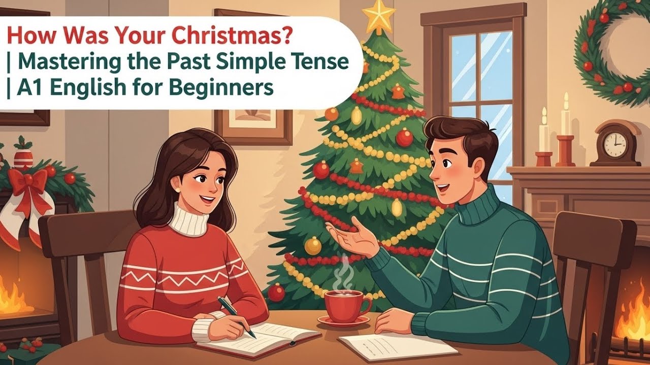 How Was Your Christmas? | Mastering the Past Simple Tense | A1 English for Beginners