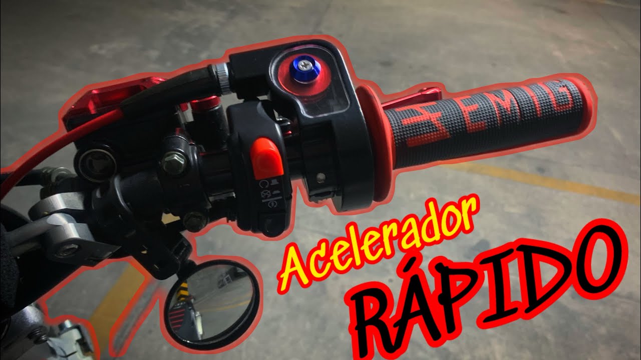 ACELERADOR DE 1/4 O “RÁPIDO” PARA MOTO / NUEVA MODIFICACIÓN A LA DM200