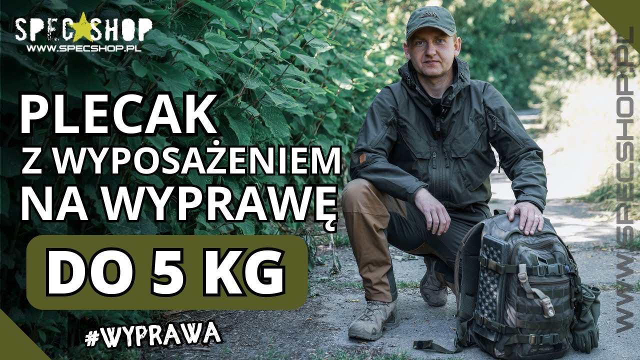 Plecak na wyprawę do 5kg | SpecShop.pl