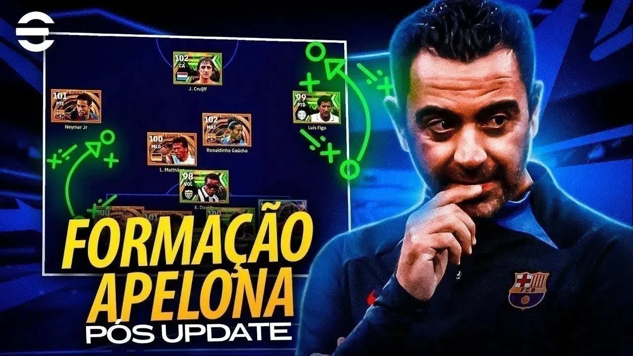 💥ESSA É UMA DAS FORMAÇÕES MAIS APELONAS DO E-FOOTBALL 2026 | TUTORIAL FORMAÇÃO 3-4-3 NO E-FOOTBALL
