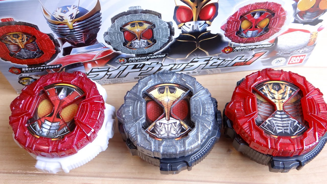 クウガアルティメットはさすがの音声！プレバン限定 DXライドウォッチセットvol.1 レビュー！アギトシャイニング・龍騎サバイブ
