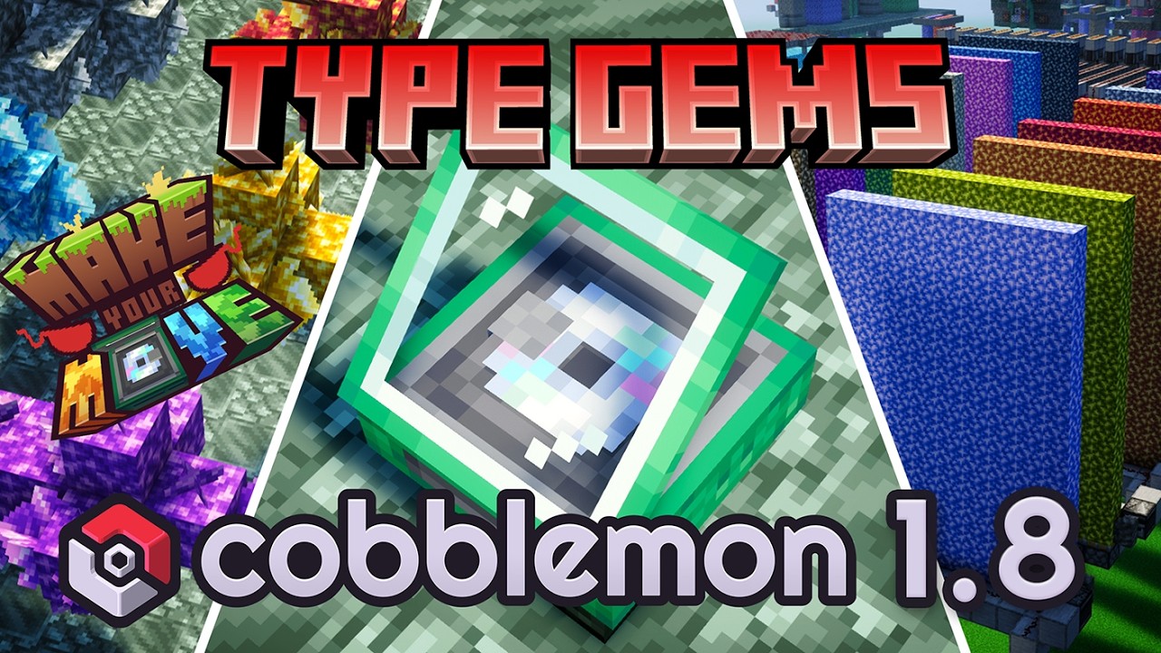 Mastering Cobblemon: All About Type Gems & Farming Them!!