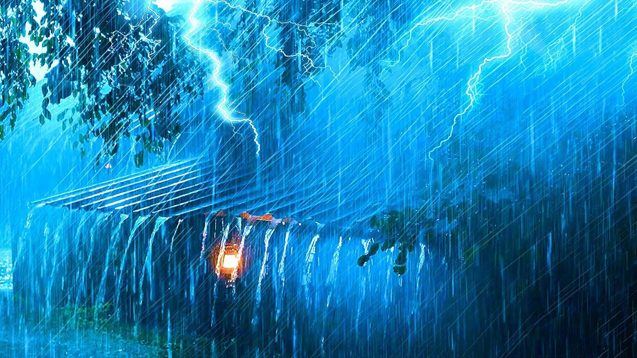 Super Heavy Rain To Sleep Immediately - Rain Sounds For Relaxing Your Mind And Sleep Tonight - Relax