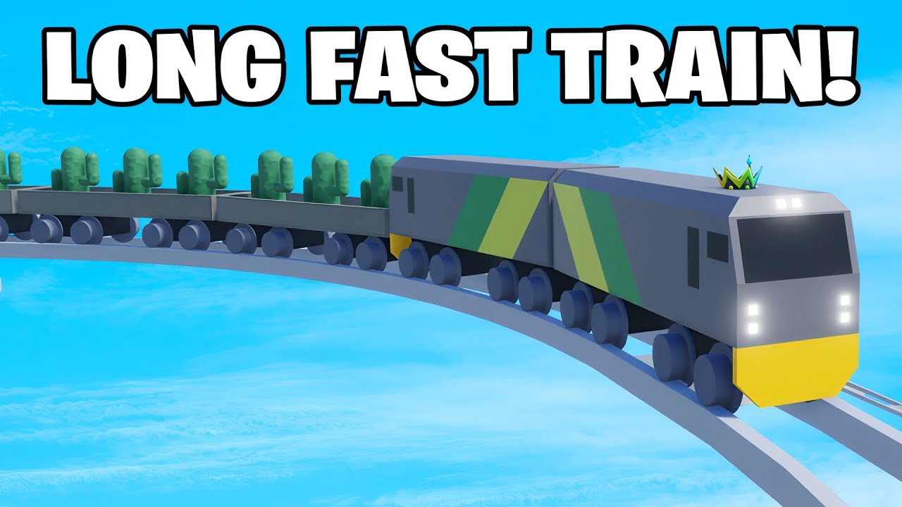 I Drive a LONG Train FAST BUT It Goes OUT OF CONTROL