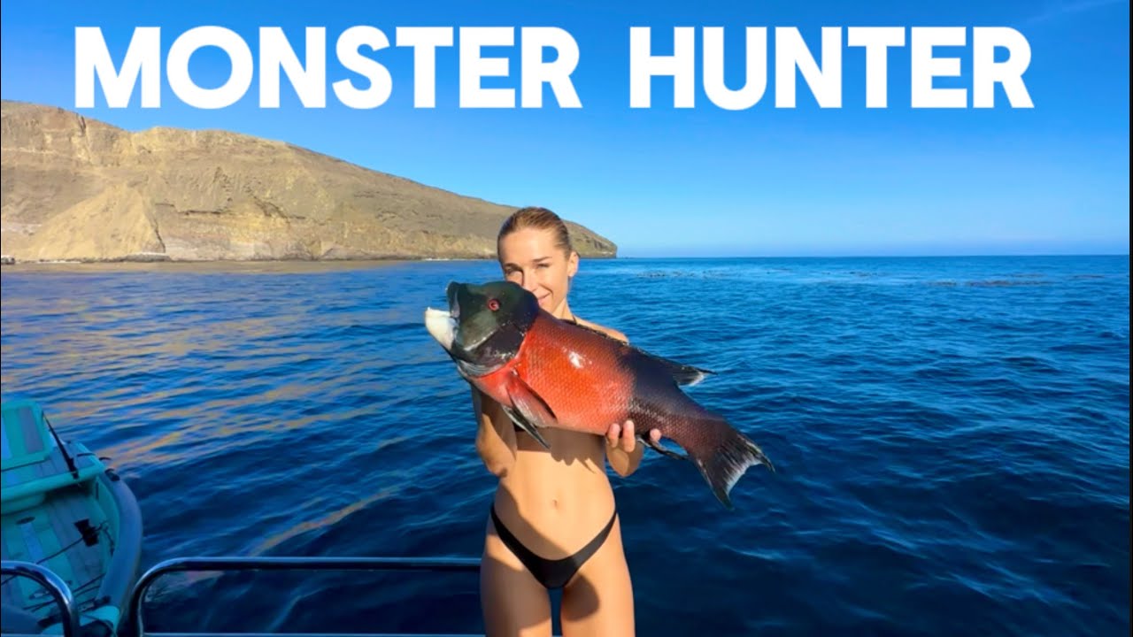 Spearfishing off a DESERTED island!