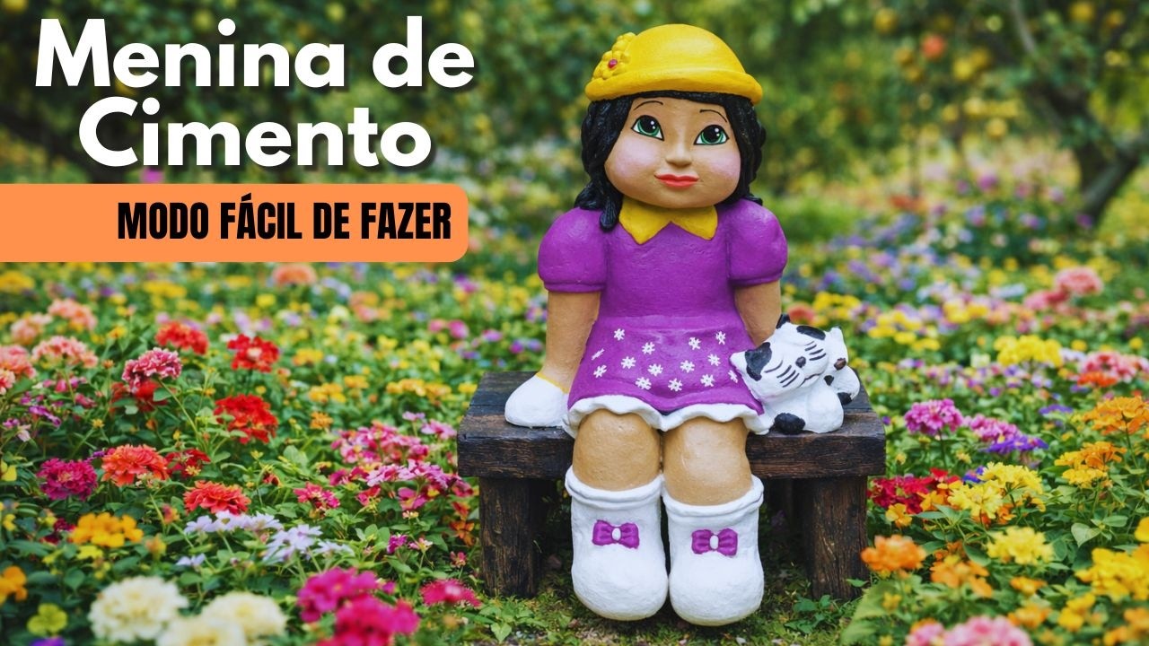 FIZ ESSA BONECA COM ISOPOR E CIMENTO! Ninguém acredita! #diy #diycrafts #reciclandoedecorando #arte