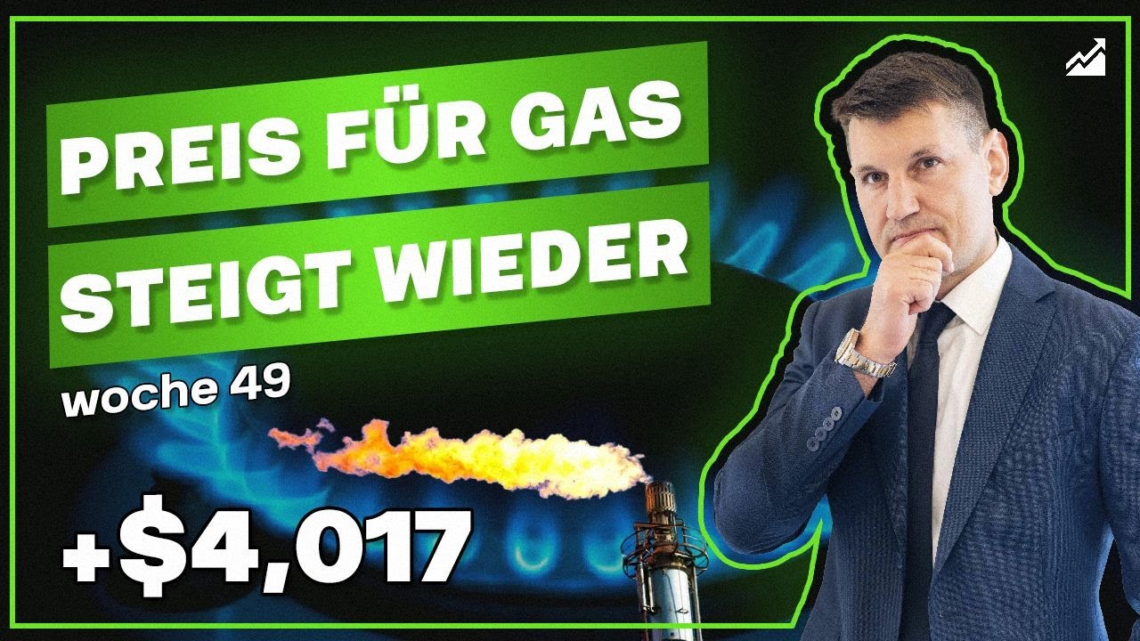 Natural Gas Preis steigt wieder-Rohstoffhandel mit COT-Report und Wetter-Analyse KW49