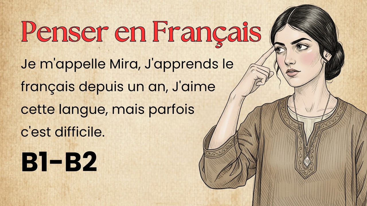 Learn French with simple stories (B1-B2) | Thinking in French