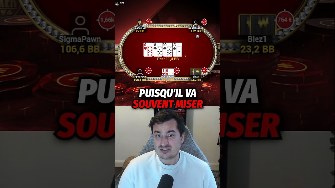 Le type de BLUFF indispensable pour gagner au Poker