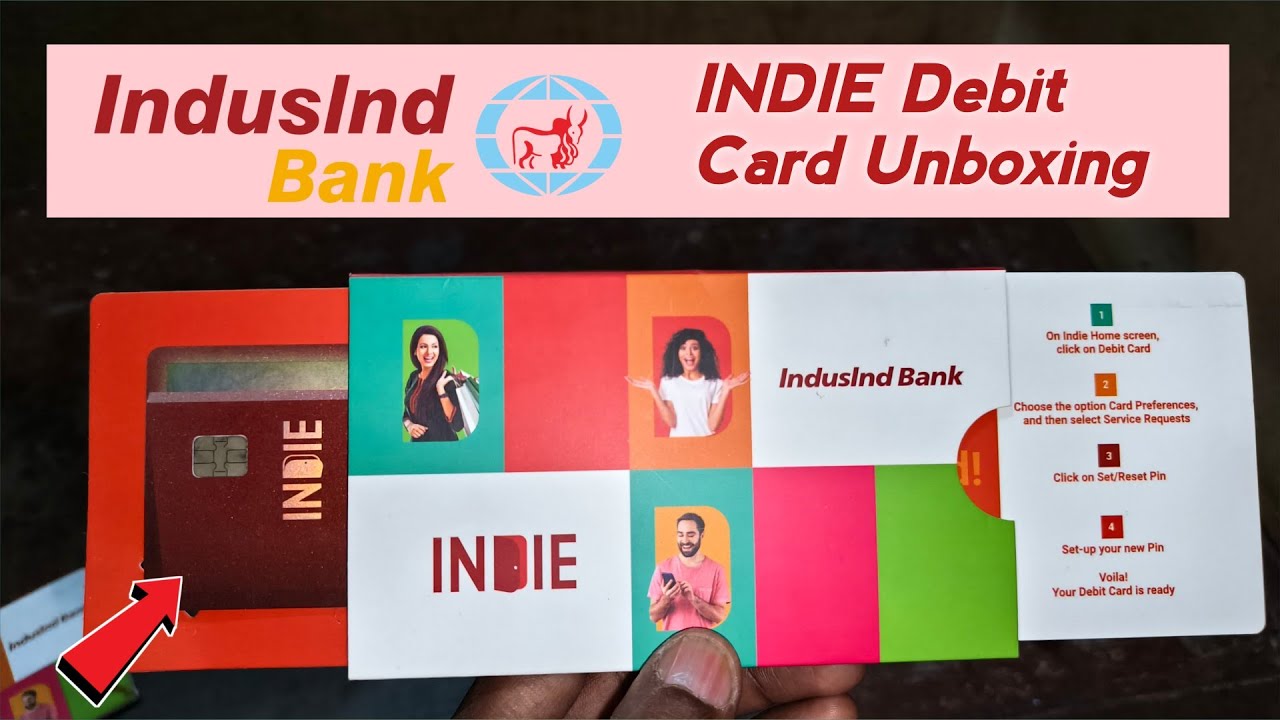 Indusind Bank INDIE Debit Card Unboxing || INDIE by Indusind Bank ATM Card #indie #indusindbank