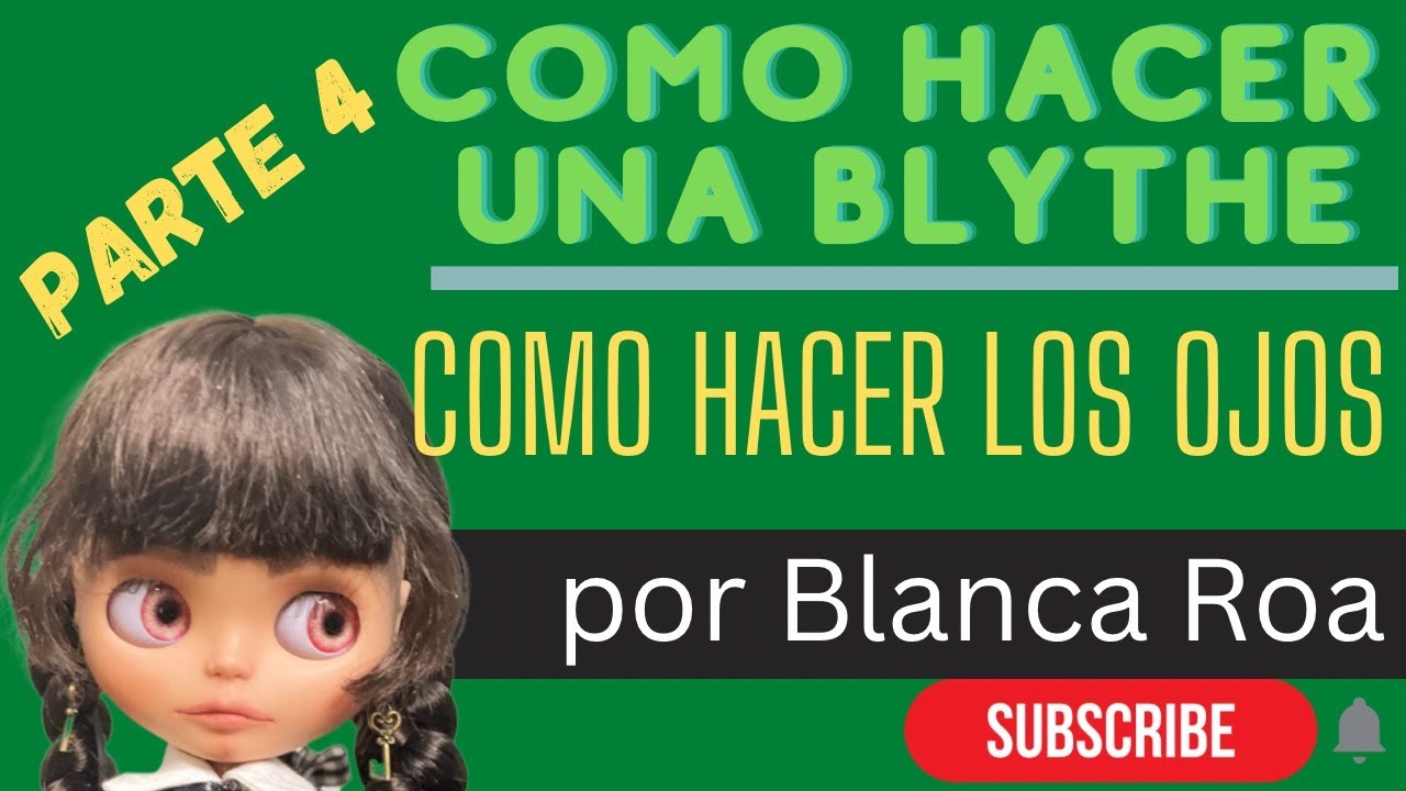 Parte 4 Cómo personalizar una muñeca Blythe, Cómo hacer los ojos paso por paso
