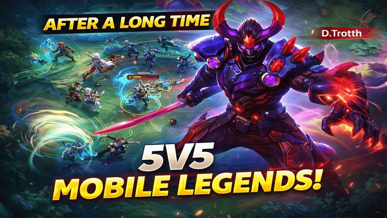 After a Long Time 😈 | 5v5 Mobile Legends Ranked Match