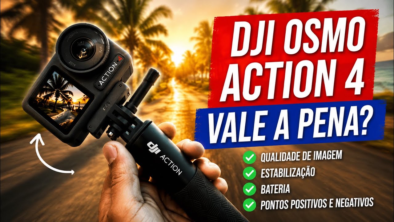 DJI OSMO ACTION 4 é perfeito para VLOGS em 2025?