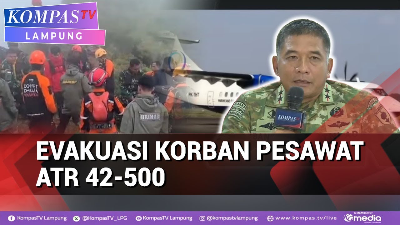 1 Korban Meninggal Pesawat ATR 42-500 dalam Perjalanan ke RS Bhayangkara untuk Identifikasi