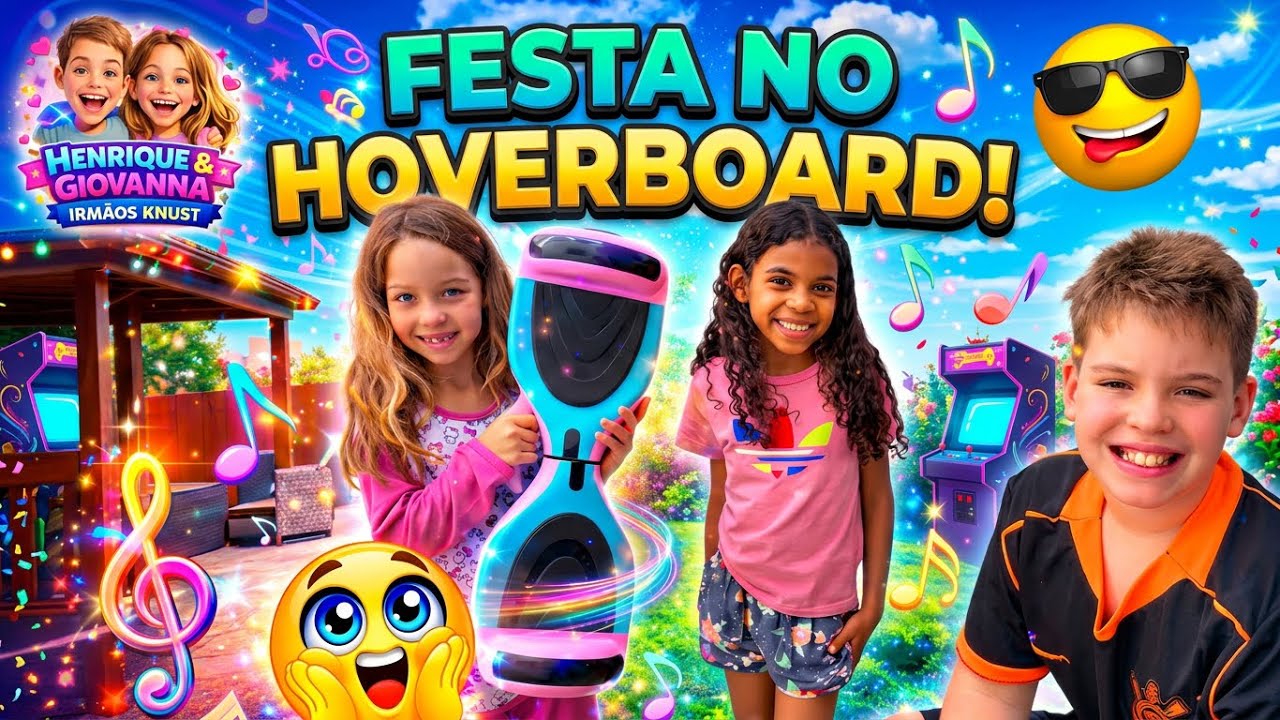 COMEÇOU NO VIDEOGAME E TERMINOU EM FESTA NO HOVERBOARD