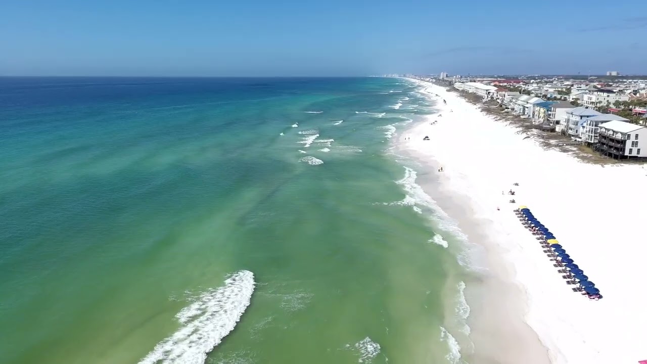 Miramar Beach Florida Panhandle Drone