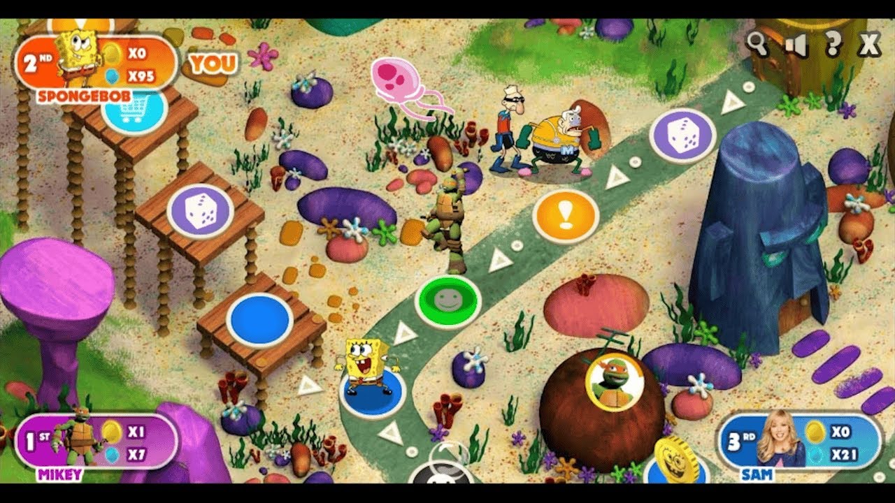Nickelodeon Block Party (Browser) - Playthrough