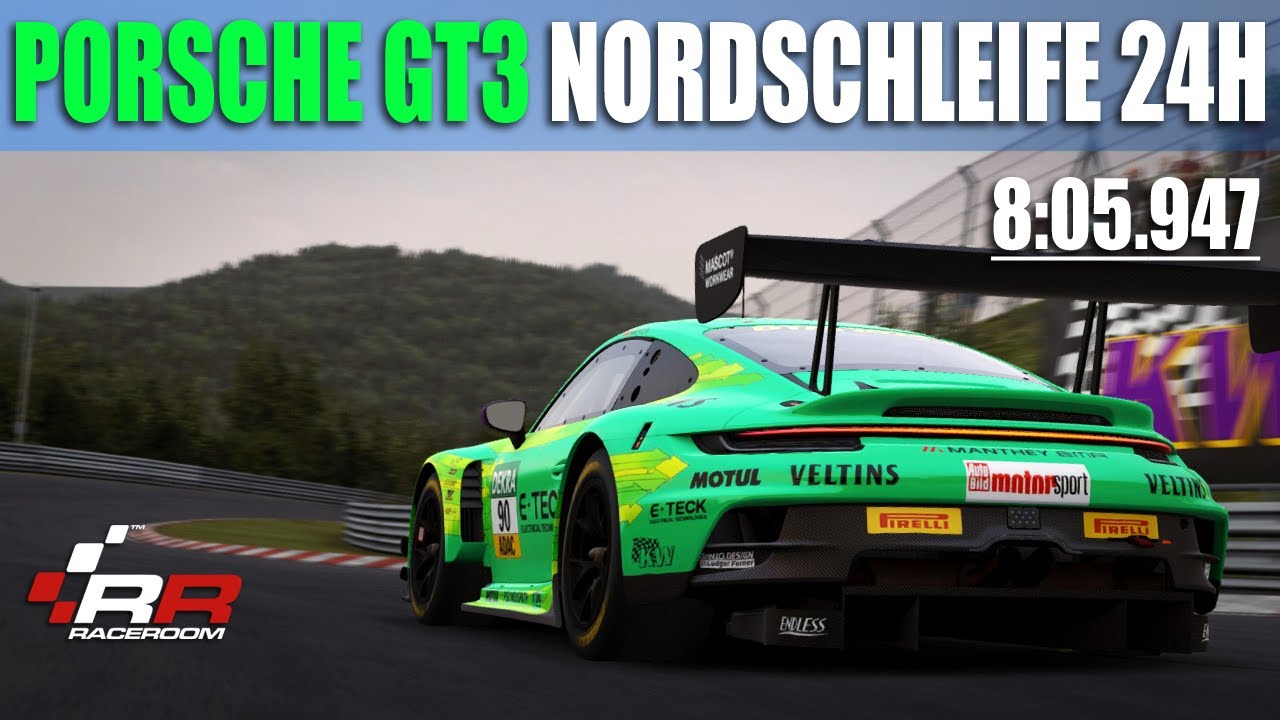 HOTLAP + SETUP | Porsche 911 GT3 R (992) at Nordschleife 24h | 8.05.947 | Raceroom