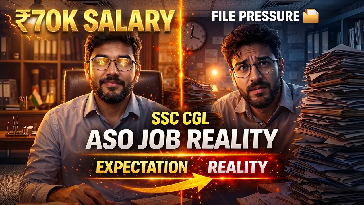 ASO Job Profile Reality: Salary & Power 2026 SSC CGL | Telugu snippets