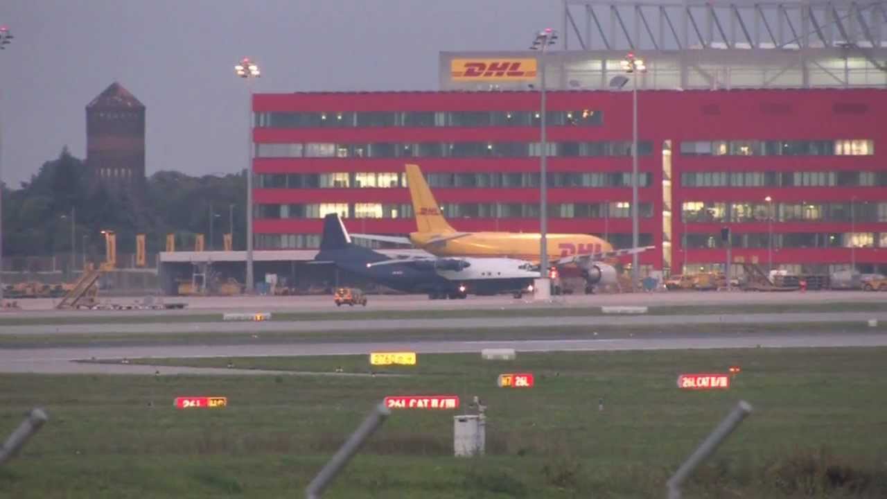 Aero Charter AN-12, B757 from EAT and AeroLogic Triple Seven @ LEJ on 18th August 2011