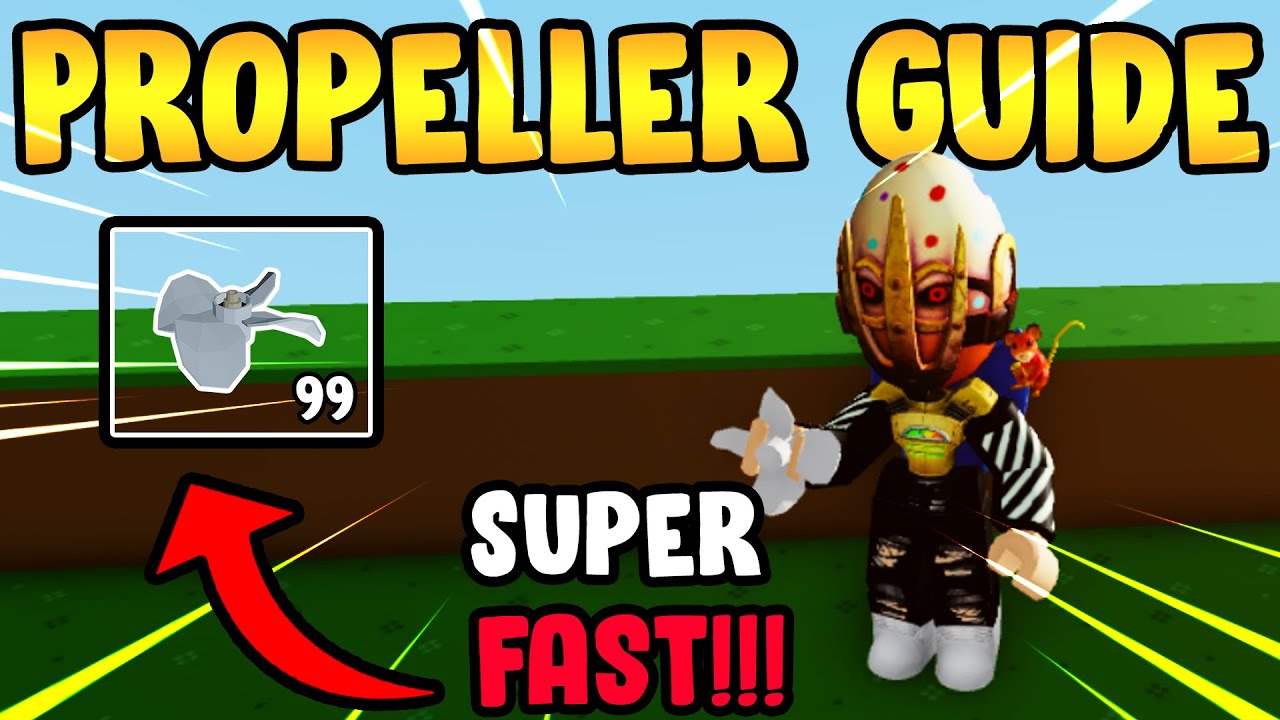 How To Get PROPELLERS Super FAST & EASY!!! (Roblox Islands)