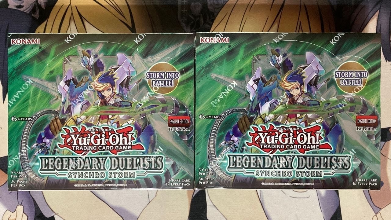 Открываю два бустера Synchro Storm Yugioh TCG My Final Fight!