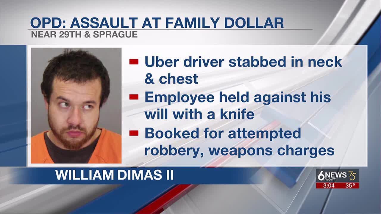 Omaha Police arrest man for assaulting Uber driver, attempted robbery