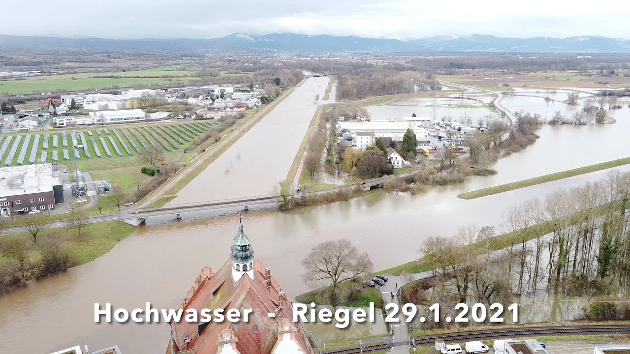 Hochwasser - Riegel 29.1.2021