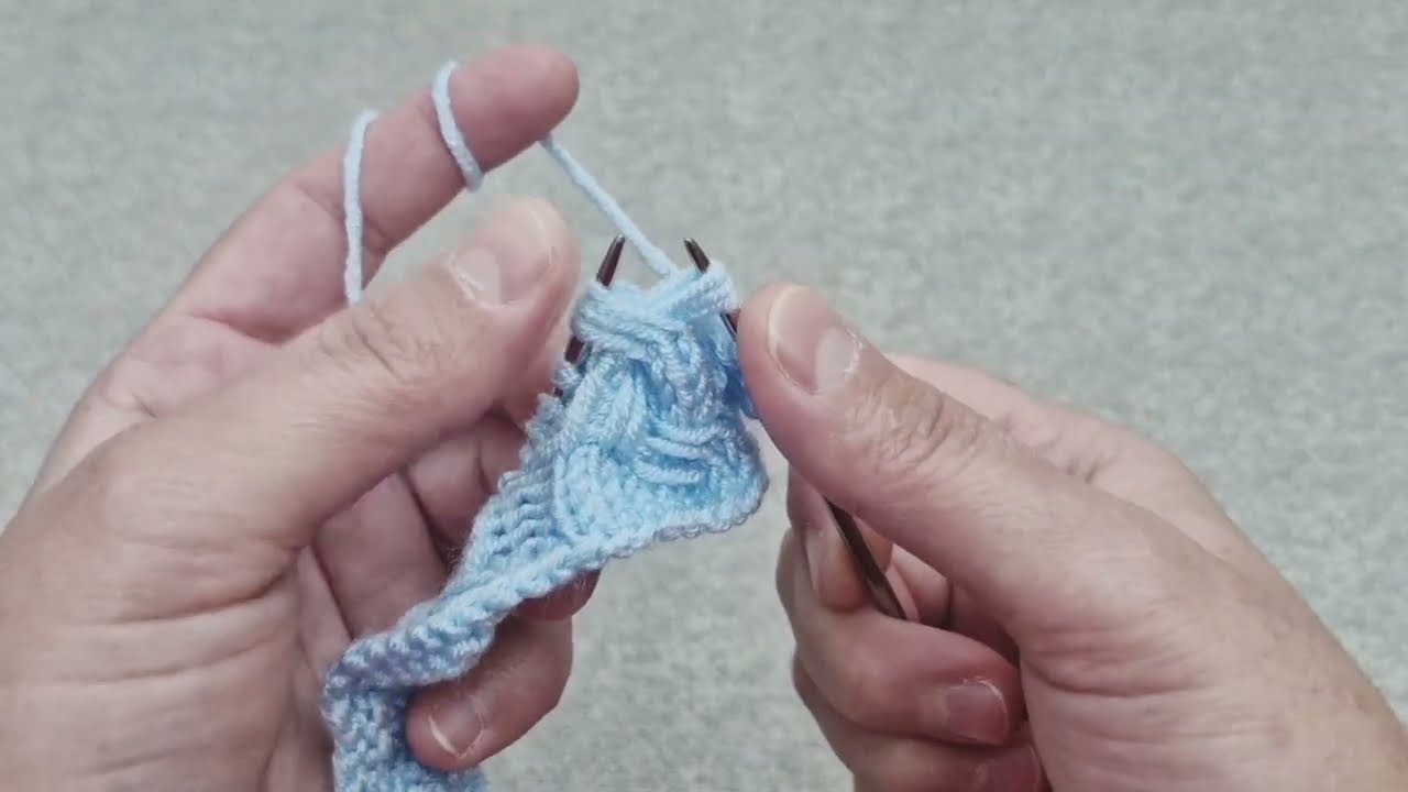 Dört sıradan oluşan örgü modeli 🦋
